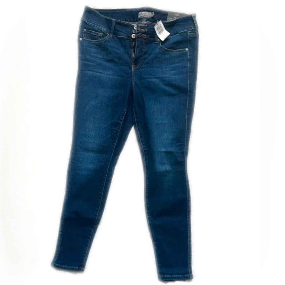 Torrid Bombshell Skinny Jeggings Size 14 NWT – Dark Wash, Smoothing, Stretchy